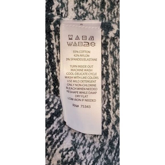 Ruby Moon Womens Size Small White/Green "OH What Fun!" Ugly Christmas Sweater - Picture 10 of 12